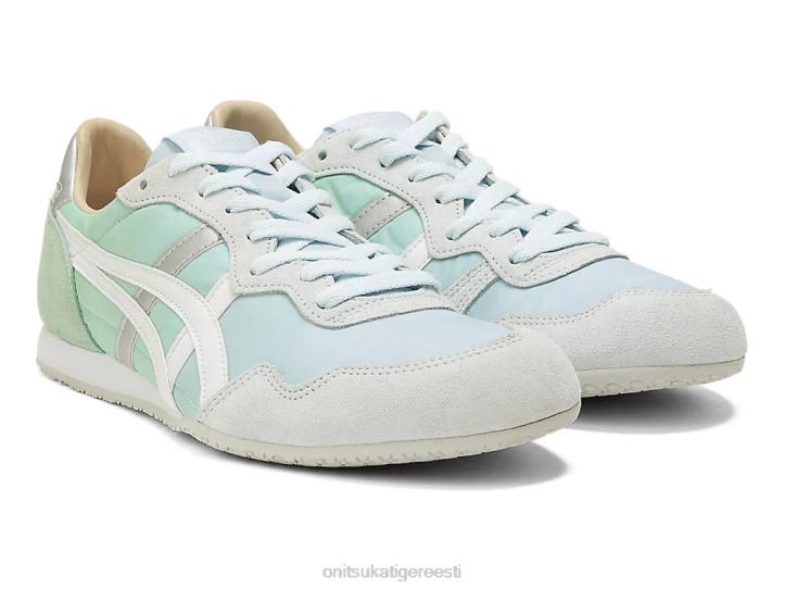 unisex pehme taevas/valge Onitsuka Tiger serrano kingad 4FRB37