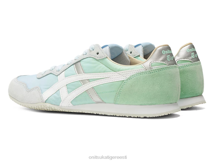 unisex pehme taevas/valge Onitsuka Tiger serrano kingad 4FRB37