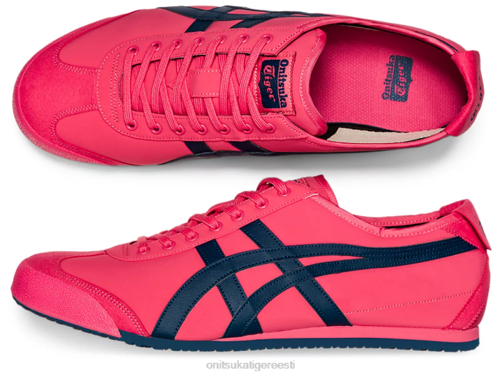 unisex roosa kamee/mako sinine Onitsuka Tiger Mehhiko 66 kingad 4FRB228