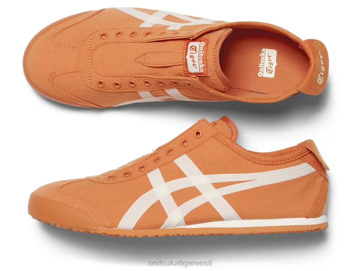 unisex roosteapelsin/koor Onitsuka Tiger mehhiko 66 slip-on kingad 4FRB8