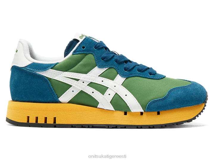 unisex spinat roheline/valge Onitsuka Tiger x-kaliibriga kingad 4FRB10