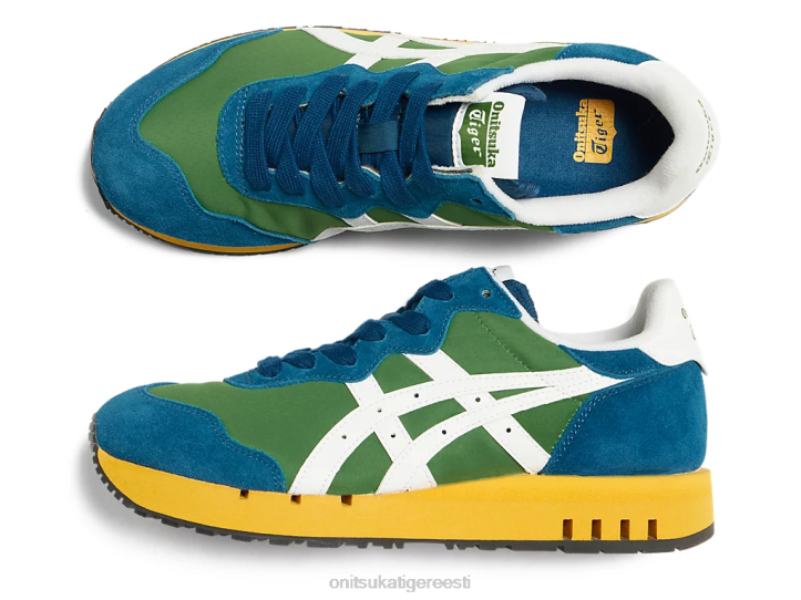 unisex spinat roheline/valge Onitsuka Tiger x-kaliibriga kingad 4FRB10