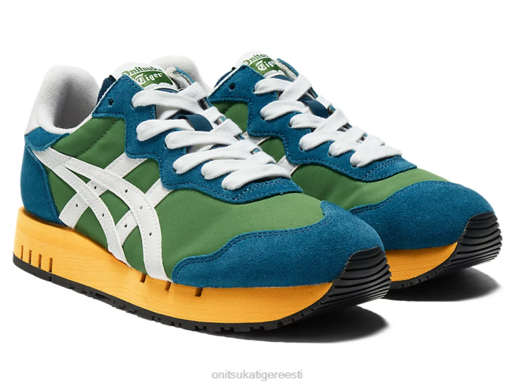 unisex spinat roheline/valge Onitsuka Tiger x-kaliibriga kingad 4FRB10