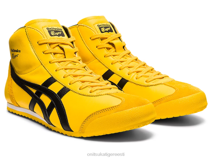 unisex tai chi kollane/must Onitsuka Tiger mehhiko keskjooksja kingad 4FRB276