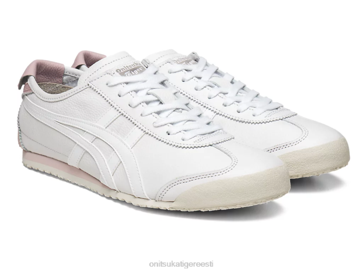 unisex valge Onitsuka Tiger Mehhiko 66 kingad 4FRB133
