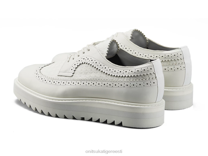 unisex valge Onitsuka Tiger brogue kingad 4FRB216