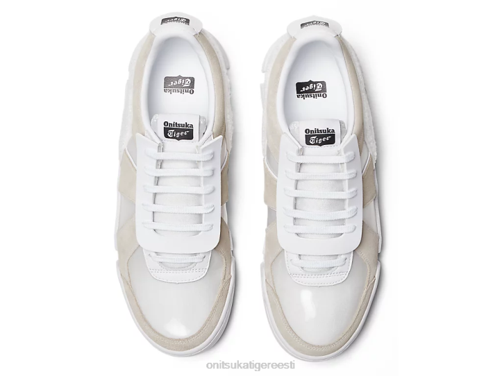 unisex valge Onitsuka Tiger d-trainer slip-on kingad 4FRB204