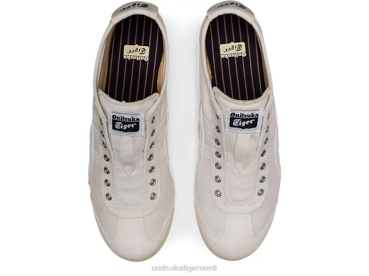 unisex valge Onitsuka Tiger mehhiko 66 slip-on kingad 4FRB359