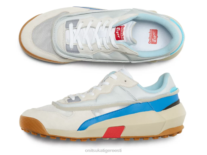 unisex valge Onitsuka Tiger segada jooksja kingad 4FRB190