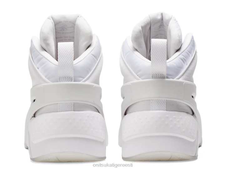 unisex valge Onitsuka Tiger suure logoga treener punnis kingad 4FRB200