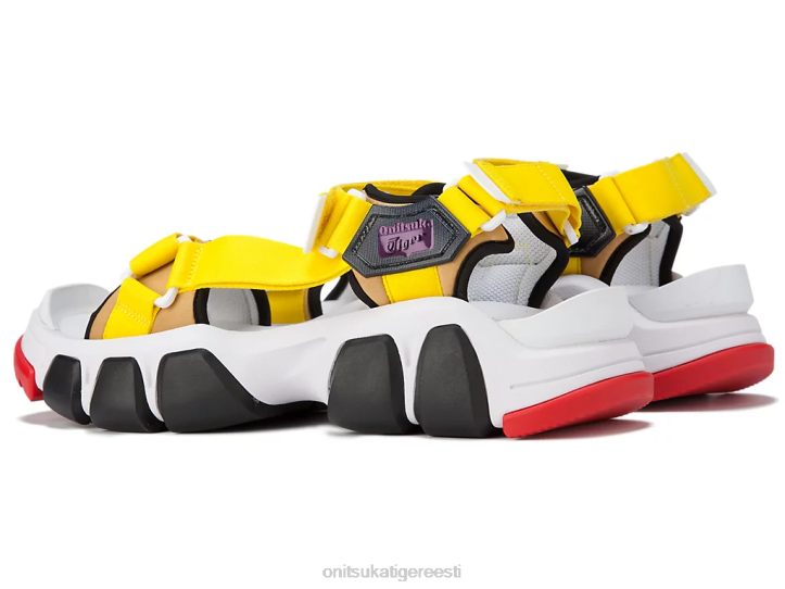 unisex valge/erkkollane Onitsuka Tiger hambarihm kingad 4FRB232