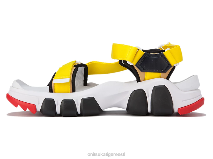 unisex valge/erkkollane Onitsuka Tiger hambarihm kingad 4FRB232