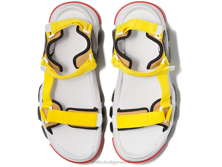 unisex valge/erkkollane Onitsuka Tiger hambarihm kingad 4FRB232
