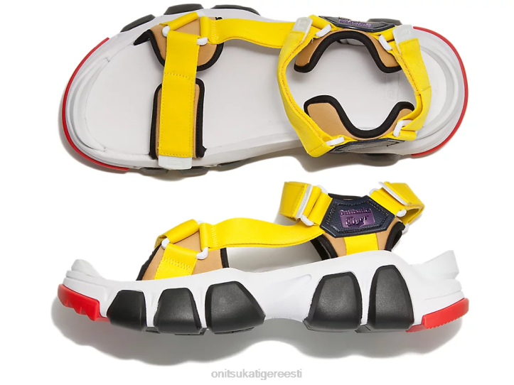 unisex valge/erkkollane Onitsuka Tiger hambarihm kingad 4FRB232