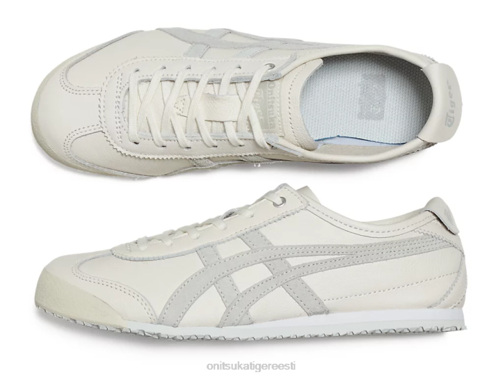 unisex valge/hele salvei Onitsuka Tiger Mehhiko 66 kingad 4FRB78