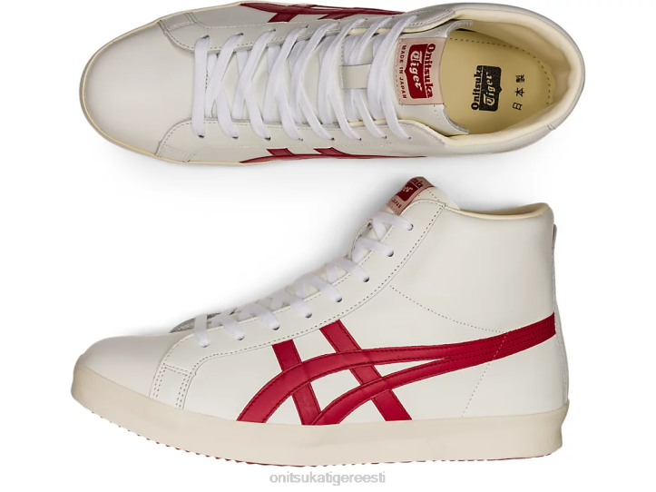 unisex valge/klassikaline punane Onitsuka Tiger fabre tere nm kingad 4FRB138