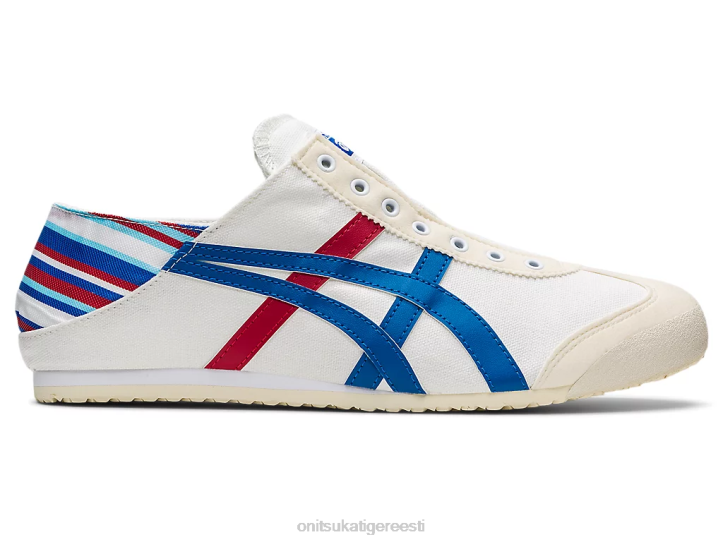 unisex valge/klassikaline sinine Onitsuka Tiger Mehhiko 66. pidu kingad 4FRB341