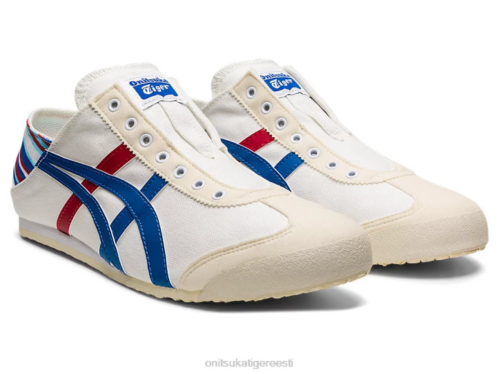 unisex valge/klassikaline sinine Onitsuka Tiger Mehhiko 66. pidu kingad 4FRB341