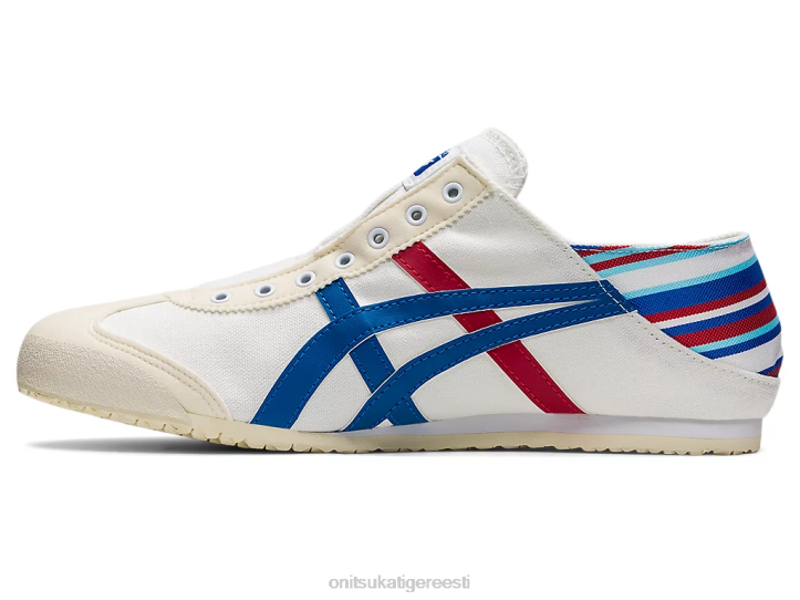 unisex valge/klassikaline sinine Onitsuka Tiger Mehhiko 66. pidu kingad 4FRB341
