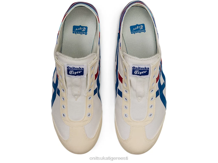 unisex valge/klassikaline sinine Onitsuka Tiger Mehhiko 66. pidu kingad 4FRB341