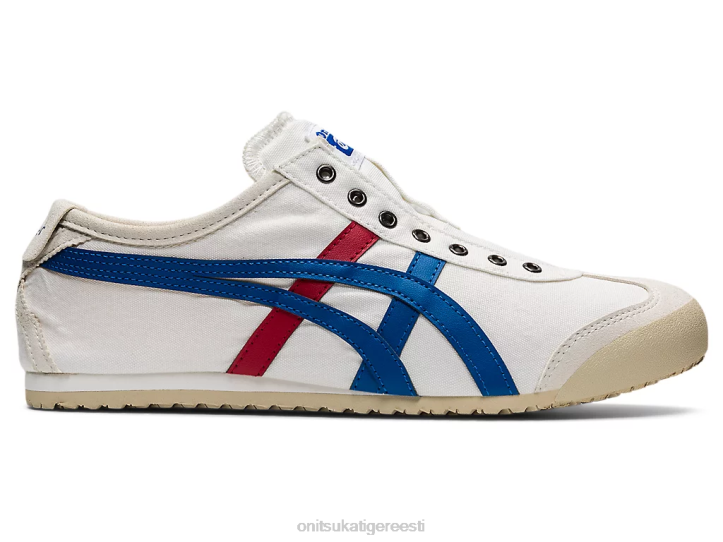 unisex valge/kolmevärviline Onitsuka Tiger mehhiko 66 slip-on kingad 4FRB361