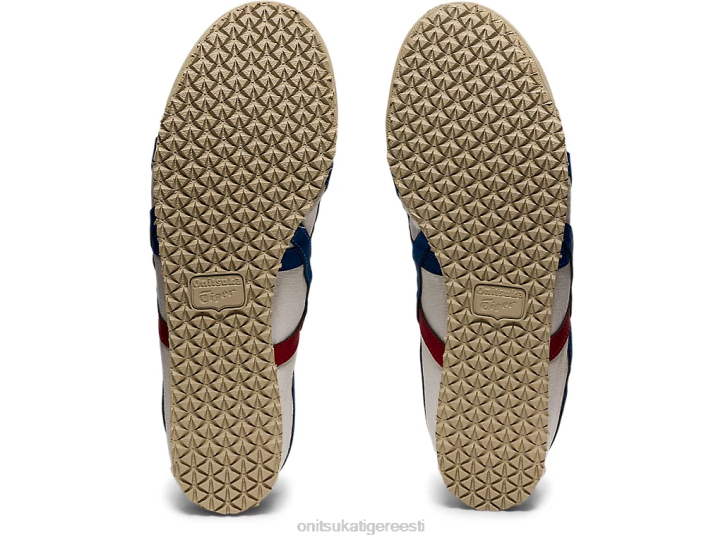 unisex valge/kolmevärviline Onitsuka Tiger mehhiko 66 slip-on kingad 4FRB361