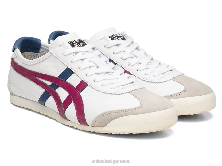 unisex valge/kuivatatud mari Onitsuka Tiger Mehhiko 66 kingad 4FRB131
