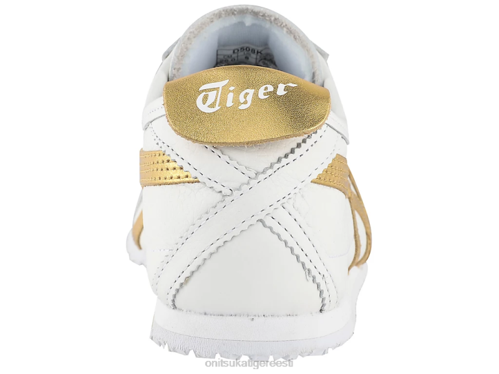 unisex valge kuld Onitsuka Tiger Mehhiko 66 kingad 4FRB352