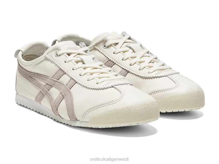 unisex valge/kuukivi Onitsuka Tiger Mehhiko 66 kingad 4FRB83