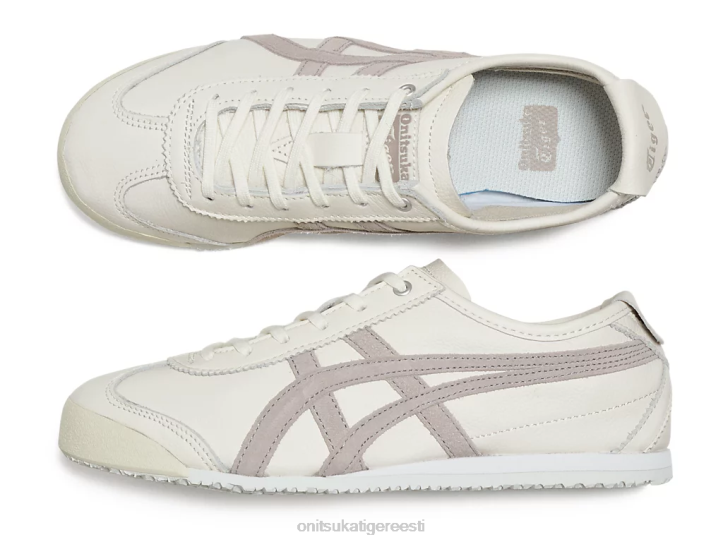 unisex valge/kuukivi Onitsuka Tiger Mehhiko 66 kingad 4FRB83