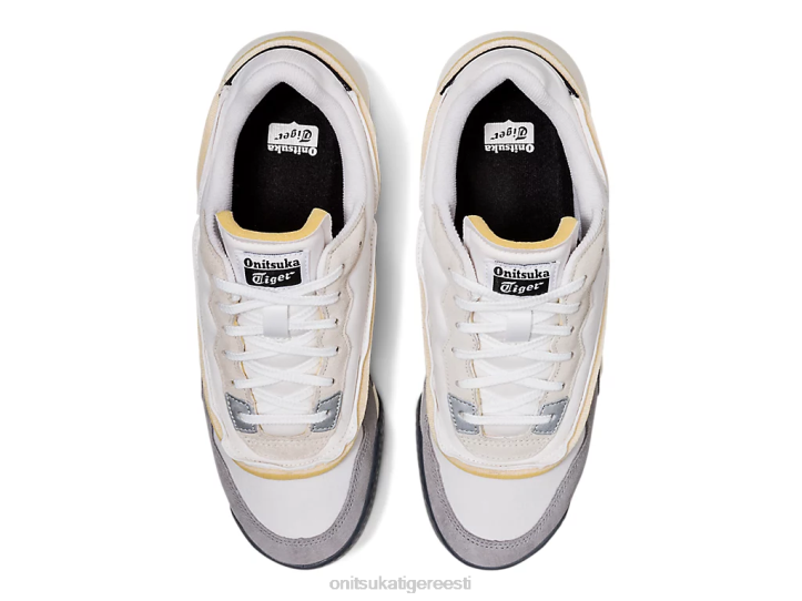 unisex valge/lehtkivi Onitsuka Tiger segada jooksja kingad 4FRB330