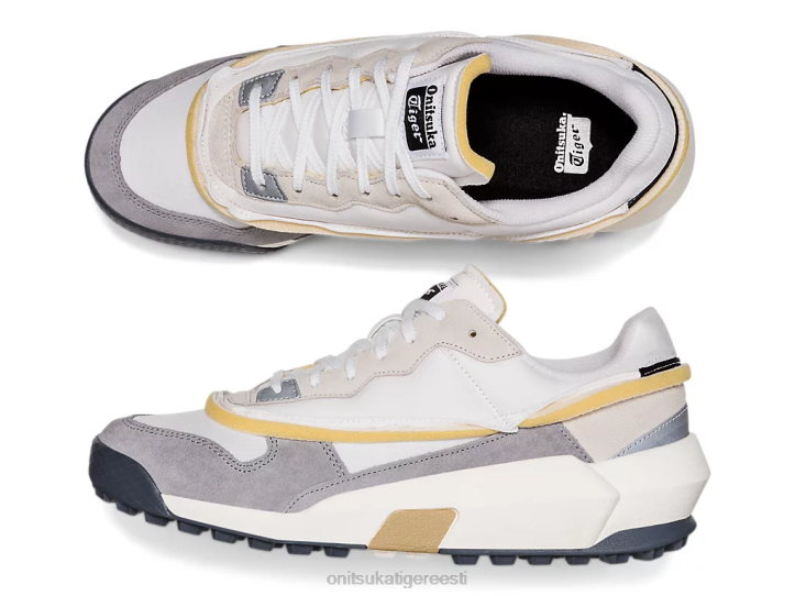 unisex valge/lehtkivi Onitsuka Tiger segada jooksja kingad 4FRB330