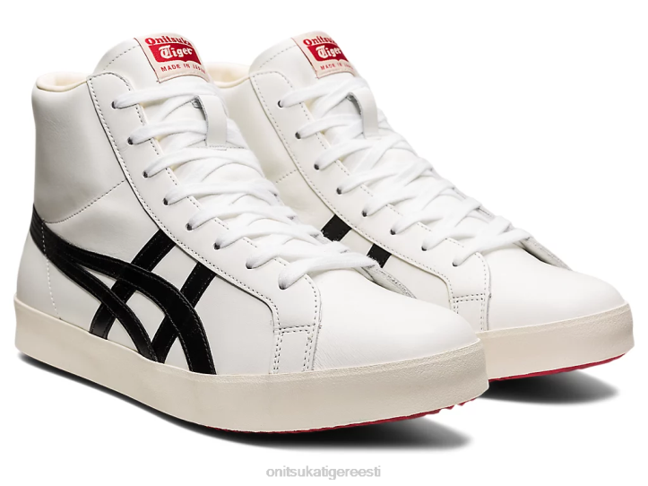 unisex valge must Onitsuka Tiger fabre tere nm kingad 4FRB293