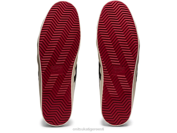 unisex valge must Onitsuka Tiger fabre tere nm kingad 4FRB293