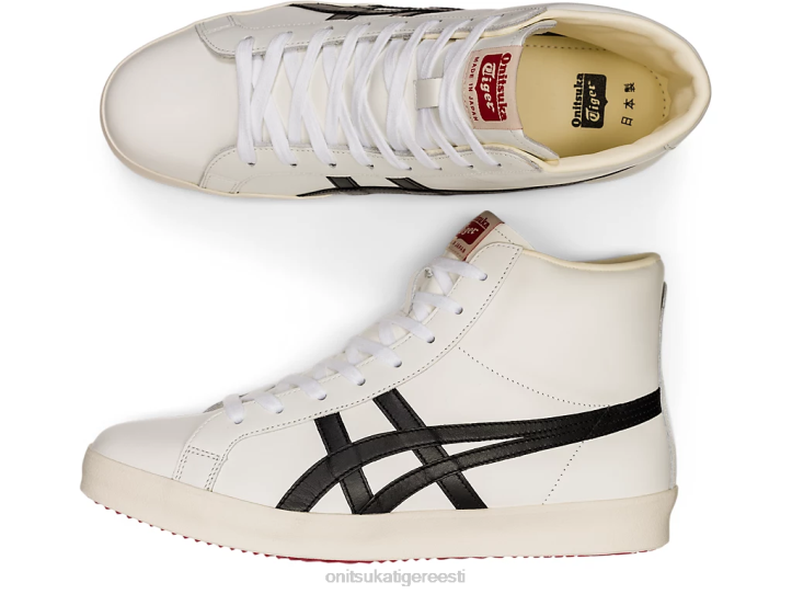 unisex valge must Onitsuka Tiger fabre tere nm kingad 4FRB293