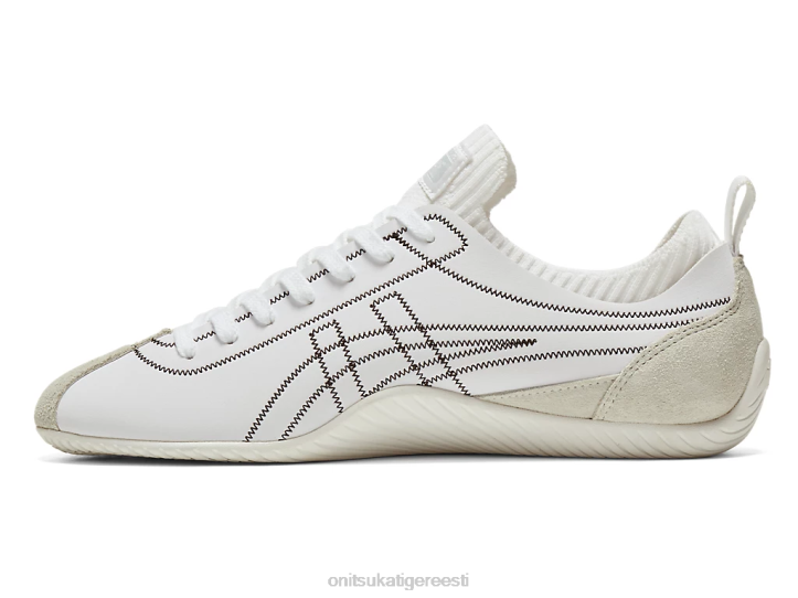 unisex valge must Onitsuka Tiger küünis kingad 4FRB38
