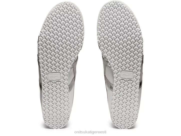 unisex valge/puhas hõbe Onitsuka Tiger mehhiko 66 slip-on kingad 4FRB181