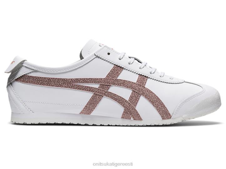 unisex valge/roosa kuld Onitsuka Tiger Mehhiko 66 kingad 4FRB165