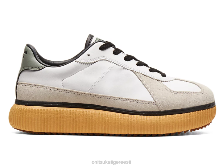 unisex valge/samblikroheline Onitsuka Tiger õrnus kingad 4FRB536