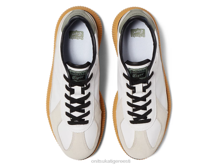 unisex valge/samblikroheline Onitsuka Tiger õrnus kingad 4FRB536