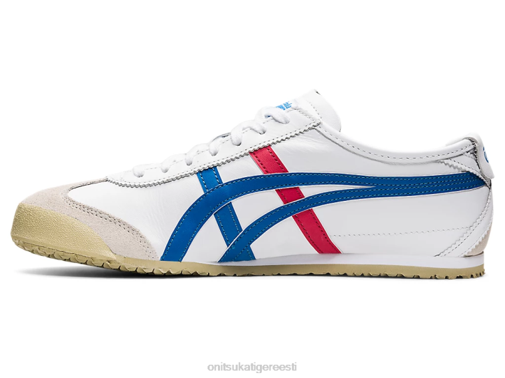 unisex valge/sinine Onitsuka Tiger Mehhiko 66 kingad 4FRB365