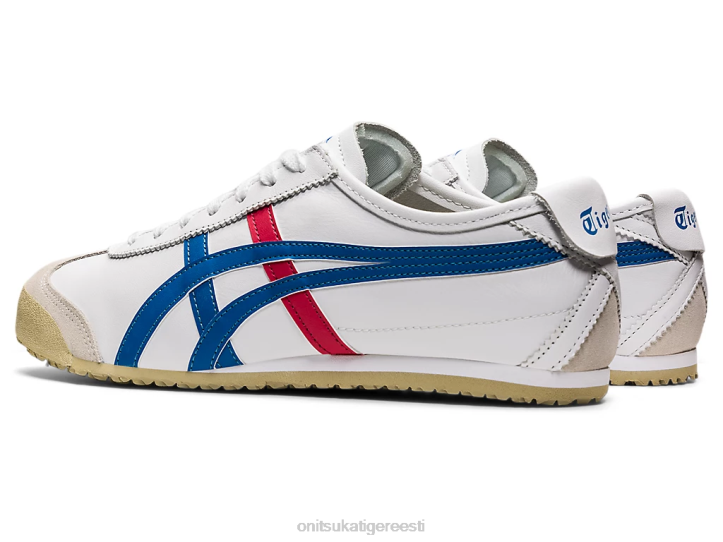 unisex valge/sinine Onitsuka Tiger Mehhiko 66 kingad 4FRB365