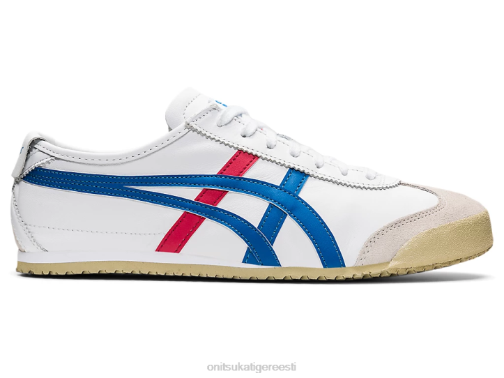 unisex valge/sinine Onitsuka Tiger Mehhiko 66 kingad 4FRB45