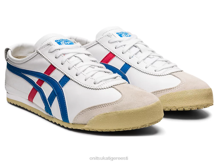 unisex valge/sinine Onitsuka Tiger Mehhiko 66 kingad 4FRB45