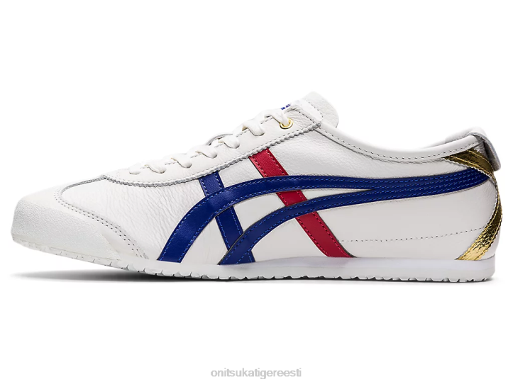 unisex valge/tumesinine Onitsuka Tiger Mehhiko 66 kingad 4FRB363