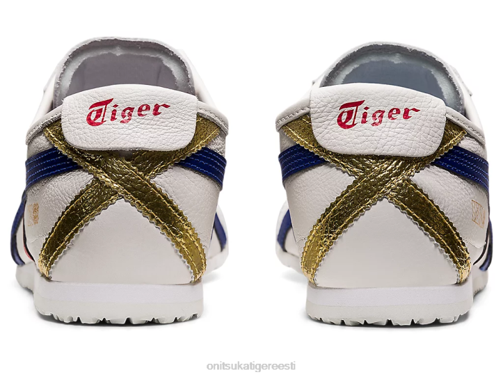unisex valge/tumesinine Onitsuka Tiger Mehhiko 66 kingad 4FRB363