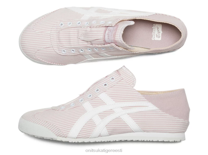 unisex valgla roos/valge Onitsuka Tiger Mehhiko 66. pidu kingad 4FRB111