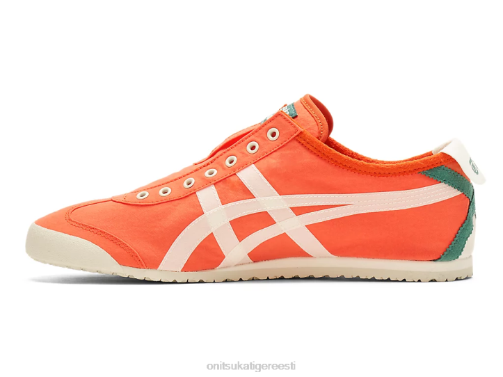 unisex vermiljon tomat/koor Onitsuka Tiger mehhiko 66 slip-on kingad 4FRB119
