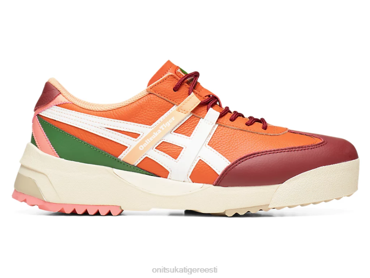 unisex vermiljon tomat/valge Onitsuka Tiger delegatsioon ex kingad 4FRB107