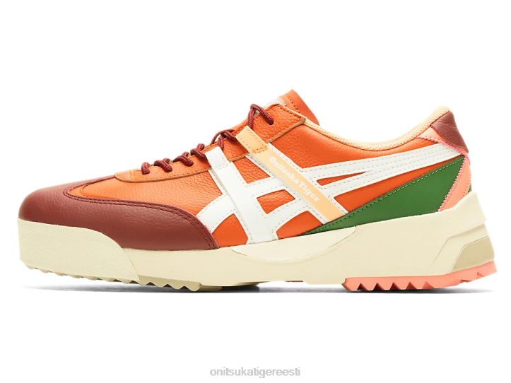 unisex vermiljon tomat/valge Onitsuka Tiger delegatsioon ex kingad 4FRB107